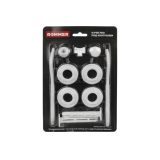 ROMMER 1/2 монтажный комплект c двумя кронштейнами 11 в 1 (RAL9016)