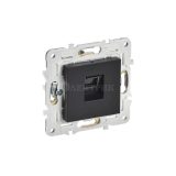 Розетка компьютерная RJ45 кат.5E SKANDY SK-K01Bl черн. IEK SK-K10-1-K02