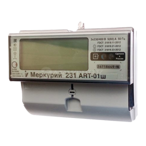 Счетчик "Меркурий" 231 ART-01 Ш 60/5А кл1/2 230/400В