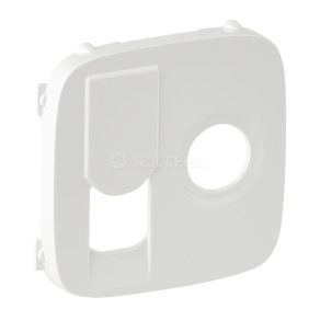 754835  Valena ALLURE.Лицевая панель розетки TV-RJ45.Белая
