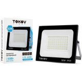 Прожектор светодиодный 50Вт 3400лм 6500К IP65 черн. (TKL) TOKOV ELECTRIC TKL-FL/LED-50-6.5K-IP65