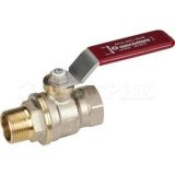 Кран шаровой R914L Ду 20 3/4' Ру42 ВН полнопроходной рычаг красный (R914LX024) Giacomini