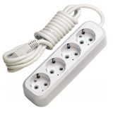 Удлинитель 4х3м с заземл. 16А IP20 MAKEL MGP153