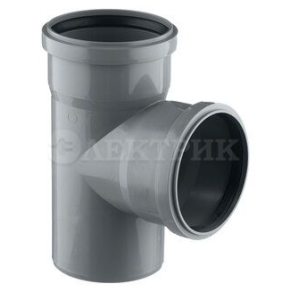 Тройник 87,5 град 50-50 вн,канализ(170) VALFEX