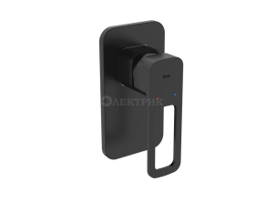 Встраиваемый смеситель с одним выходом, черный, Slide, IDDIS, SLIBL00i66 IDDIS SLIBL00i66