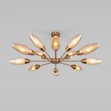 Подвесная люстра Eurosvet Thalia 60140/12 золото