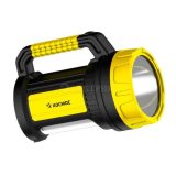 Фонарь светодиодный аккум. 5W LED 3 режима бок. панель 10Вт зарядное устройство 220/12В КОСМОС KOCAc
