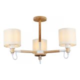 Потолочная люстра IMEX MD.19107-3-S-WOOD+WH