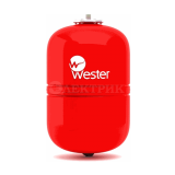Бак мембранный Wester 8л. для отопления (красный)
