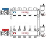RMS-1210-000009 ROMMER Коллектор из нержавеющей стали в сборе с расходомерами 9 вых.