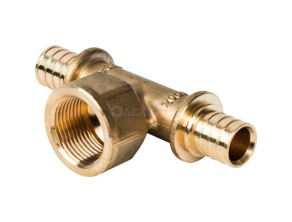 SFA-0028-002034 STOUT Тройник-переходник с внутренней резьбой 20xR 3/4" для труб из сшитого полиэтилена аксиальный