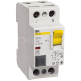 Выключатель диф. тока 2п 100A 30mA тип AC ВД1-63 ИЭК MDV10-2-100-030