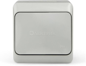 Переключатель 1-кл. ОП Nix 10A IP54 250В сер. TOKOV ELECTRIC TKE-NX-P1-C06-IP54