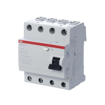 Выключатель диф. тока 4мод. FH204AC-40/0.1 ABB 2CSF204006R2400