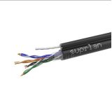 Кабель витая пара U/UTP кат.5E 4х2х0.51 24AWG solid Cu PE Out. T-FG8 Premium трос 305м (м) SUPRLAN 01-0308-1