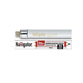 Лампа люминесцентная 94 104 NTL-T4-20-840-G5 20Вт T4 4200К G5 Navigator 94104