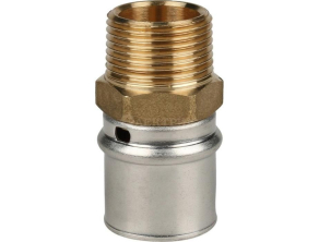 SFP-0001-003426 STOUT Переходник с наружной резьбой 3/4"х26 для металлопластиковых труб прессовой