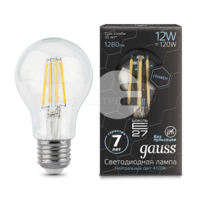 Лампа светодиодная Filament Graphene A60 15Вт 2700К E27 Gauss 102802115