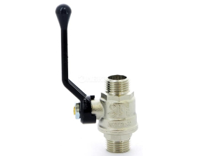 03250020 BUGATTI Oregon Кран шаровой (ручка-рычаг алюминий) нар-нар резьба 1/2"