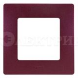 672561  Рамка - 1 пост - Etika - сливовый