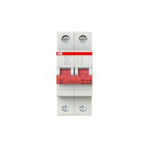 Рубильник 2п SHD202/40 рычаг красн. ABB 2CDD272111R0040