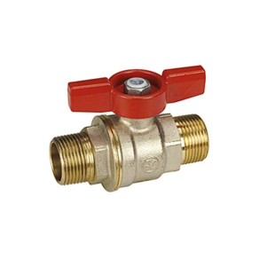 Кран шаровой R913 Ду 25 1' Ру35 НР полнопроходной бабочка красный (R913X025)