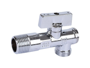 08750001 BUGATTI Minnesota Кран шаровой с фильтром с шарнирным соединением для смесителя с трубками с розеткой 1/2" x 10