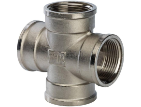 SFT-0031-000114 STOUT Крестовина ВВ никелированная 1"1/4