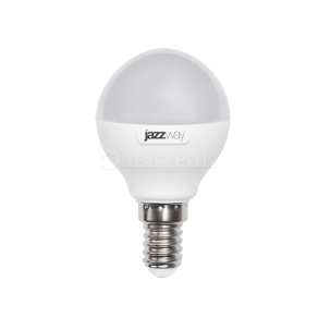Лампа светодиодная PLED-SP-G45 7Вт 5000K 560лм E14 230В/50Гц JazzWay 4690601027870