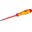 Отвертка KRAFTOOL высоковольтная, Cr-Mo-V стержень, двухкомпонент. маслобензостойкая рукоятка, SL, 4,0х100мм