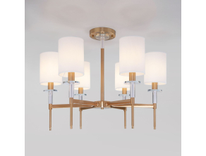 Подвесная люстра Eurosvet Brielle 60132/6 латунь
