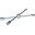 Ключ-крест KRAFTOOL автомобильный хромированный, складной 17-19-21-22мм