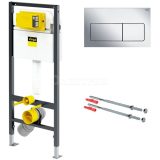 792824 Viega 8524.10 Инсталляция Prevista Dry Visign for Life 5 хром, 1120 mm, для подвесных унитазов