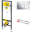 792824 Viega 8524.10 Инсталляция Prevista Dry Visign for Life 5 хром, 1120 mm, для подвесных унитазов