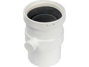 SCA-0080-020137 STOUT Элемент дымохода вертикальный  D80  п/м с патрубком для отвода конденсата