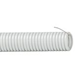 Труба гофрированная ПВХ d16мм с зондом сер. (уп.100м) ИЭК CTG20-16-K41-100I