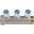 SMB 6851 011203 STOUT Коллектор распределительный 1", 3 отвода 1/2"
