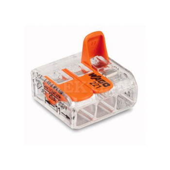 Клемма универс. компактная 3х(0.14-4.0) WAGO 221-413