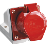Розетка наруж. уст. 32А 3P+PЕ+N 380В IP44 ССИ-125 ИЭК PSR12-032-5