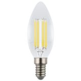LED-C35-4W/4000K/E14/CL GLY01TR Лампа светодиодная. Форма "A", прозрачная. Серия Яркая++  белый све