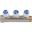 SMB 6851 341203 STOUT Коллектор распределительный 3/4", 3 отвода 1/2"