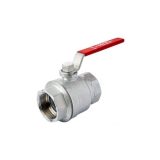 Кран шаровой  полнопроходной 1" 1/2 ВРх 1/2",ВР ручка рычаг 13300005 TECE