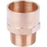 142432834 Sanha 4243g переход ВП-НР, бронза28x3/4, для медных труб под пайку
