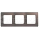 672573  Рамка - 3 поста - Etika - какао