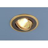 Точечный светильник 870A GU/G (черный / золото)