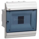 Бокс ЩРВ-П-6 мод. встраив. пластик IP41 PRIME ИЭК MKP82-V-06-41-20
