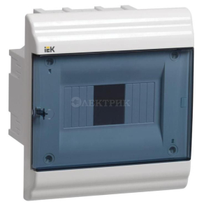 Бокс ЩРВ-П-6 мод. встраив. пластик IP41 PRIME ИЭК MKP82-V-06-41-20