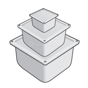 Коробка протяжная У-994 У2 IP54 грунт с уплотнителем (00000001156)