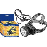 Фонарь налобный LED 5366 (аккум. 220В LED 2 режима; черн.) Ultraflash 11649