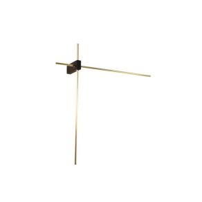 Бра Alfa Light F3924-22 black+gol d 15W 60*60*11. 5
